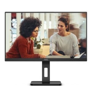 Monitor aoc 24e3qaf 23.8’/ full hd/ multimedia/ regulable en altura/ negro