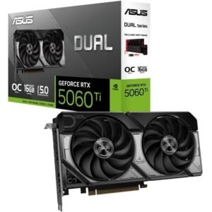 Tarjeta gráfica asus dual geforce rtx 5060 ti oc/ 16gb gddr7