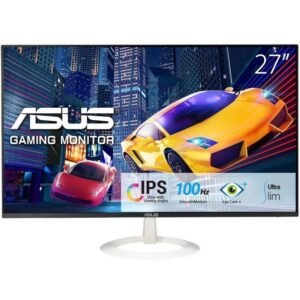 Monitor gaming asus vz27ehf-w 27’/ full hd/ 1ms/ 100hz/ ips/ blanco