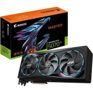 Tarjeta gráfica gigabyte aorus geforce rtx 5070ti master/ 16gb gddr7