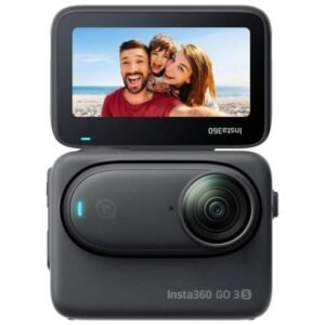 Cámara digital deportiva insta360 go 3s/ 4k/ ángulo de visión 180º/ negra
