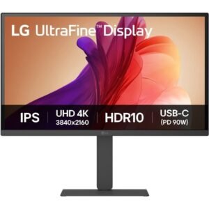 Monitor profesional lg 27u730a-b 27’/ 4k/ multimedia/ regulable en altura/ negro