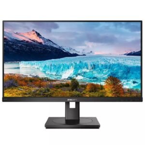 Monitor profesional philips s-line 242s1ae 23.8’/ full hd/ multimedia/ regulable en altura/ negro