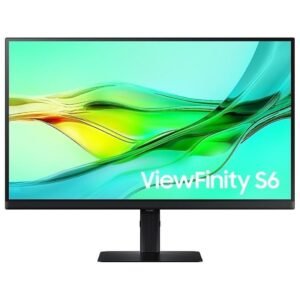 Monitor profesional samsung viewfinity s6 s27d600uau 27’/ qhd/ regulable en altura/ negro