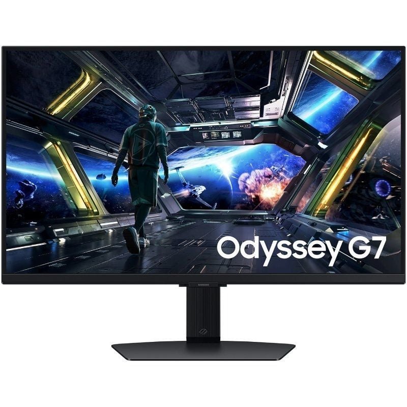 Smart Monitor Gaming Samsung Odyssey G7 G70D S27DG702EU 27'/ 4K/ 1ms/ 144Hz/ IPS/ Multimedia/ Regulable en altura/ Smart TV/ Negro