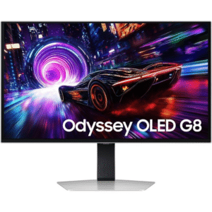 Monitor gaming samsung odyssey oled g8 g81sf s27fg812su 27’/ 4k/ 0.03ms/ 240hz/ oled/ regulable en altura/ plata