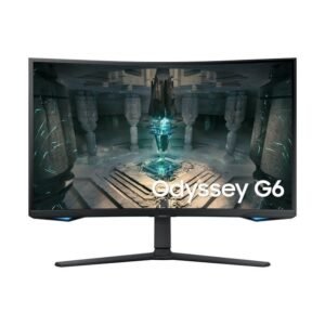 Smart monitor gaming curvo samsung odyssey g6 s32bg650eu/ 32’/ qhd/ 1ms/ 240hz/ va/ multimedia/ regulable en altura/ smart tv/