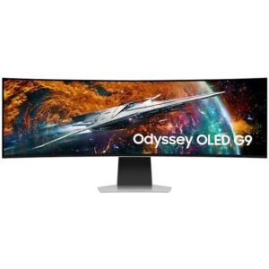 Smart monitor gaming ultrapanorámico curvo samsung odyssey oledg9 s49cg954su 49’/ dual qhd/ 0.03ms/ 240hz/ oled/ multimedia/