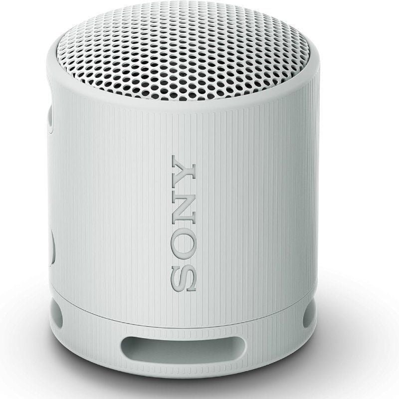 Altavoz portable con bluetooth sony xb100/ 2.0/ gris claro