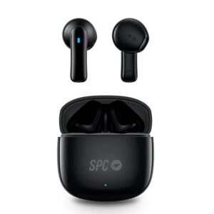 Auriculares bluetooth spc zion 2 play con estuche de carga/ autonomía 7h/ negros
