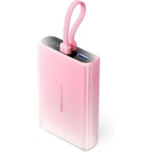 Powerbank 10000mah vention fhzp0/ 22.5w/ rosa