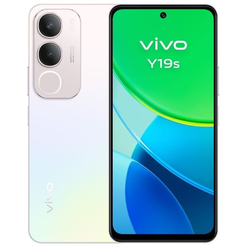 Smartphone Vivo Y19s 6GB/ 128GB/ 6.68'/ Plata Perla
