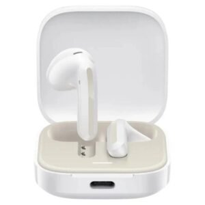 Auriculares bluetooth xiaomi redmi buds 6 active con estuche de carga/ autonomía 6h/ blancos