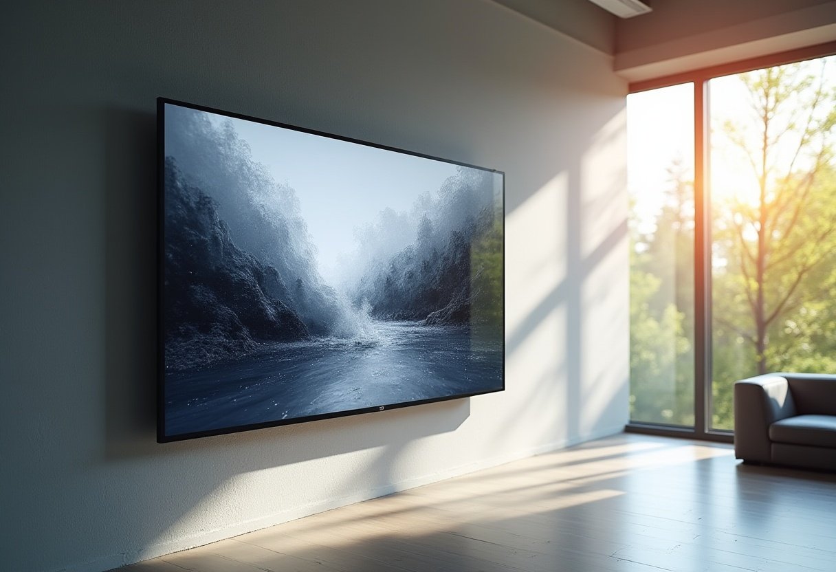 Smart TV en un salón