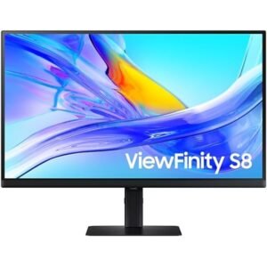 Monitor profesional samsung viewfinity s8 s27d800uau 27’/ 4k/ regulable en altura/ negro