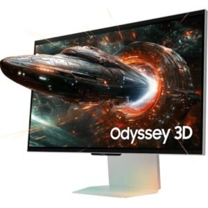 Monitor gaming samsung odyssey 3d g90xf s27fg900xu 27’/ 4k/ 1ms/ 165hz/ 3d/ multimedia/ regulable en altura/ plata