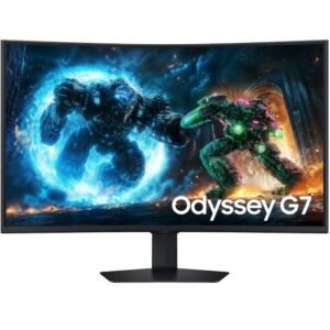 Monitor gaming samsung odyssey g7 g75f 37’/ 4k/ 1ms/ 165hz/ va/ regulable en altura/ negro