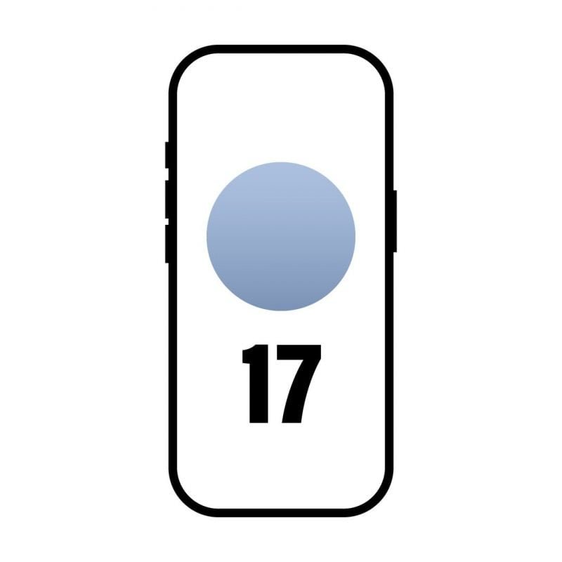 Smartphone Apple iPhone 17 512GB/ 6.3'/ 5G/ Azul Neblina