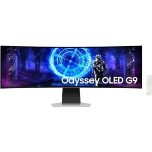 Monitor gaming ultrapanorámico curvo samsung odyssey oled g9 s49dg954su 49’/ dual qhd/ 0.03ms/ 240hz/ oled/ multimedia/