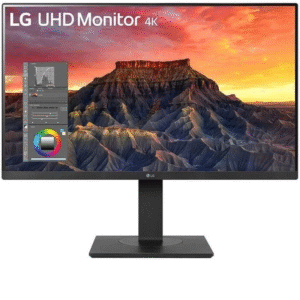 Monitor profesional lg 27bq65ub-b 27’/ 4k/ multimedia/ regulable en altura/ negro