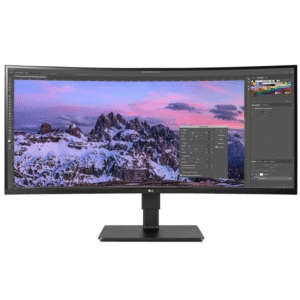 Monitor profesional ultraparonámico curvo lg business 35bn77cp-b 35’/ wqhd/ multimedia/ regulable en altura/ negro