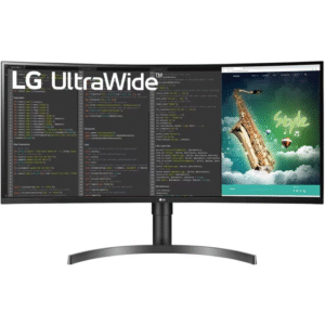 Monitor profesional ultrapanorámico curvo lg 35wn75cp-b 35’/ wqhd/ multimedia/ regulable en altura/ negro