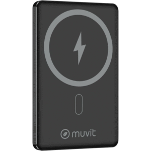 Powerbank 5000mah muvit for change mcchp0009/ 20w/ wireless/ negra/ incluye cable usb tipo-c