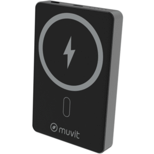 Powerbank 10000mah muvit for change mcchp0010/ 20w/ wireless/ negra/ incluye cable usb tipo-c