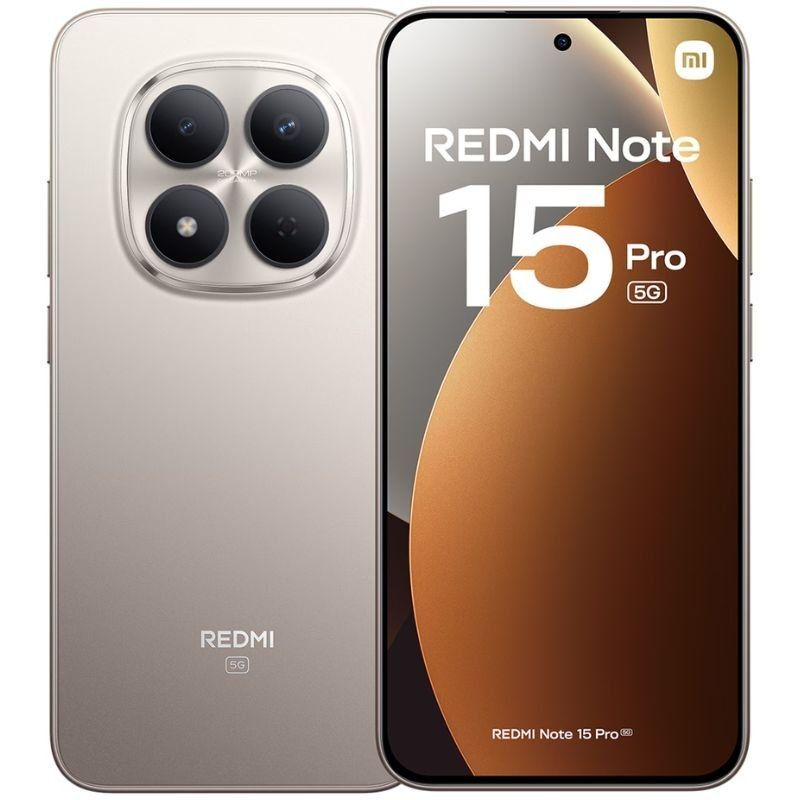 Smartphone Xiaomi Redmi Note 15 Pro 8GB/ 512GB/ 6.83'/ 5G/ Titanio