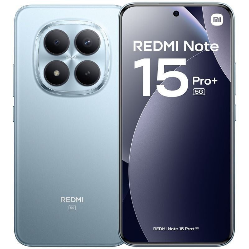 Smartphone Xiaomi Redmi Note 15 Pro Plus 12GB/ 512GB/ 6.83'/ 5G/ Azul Glaciar