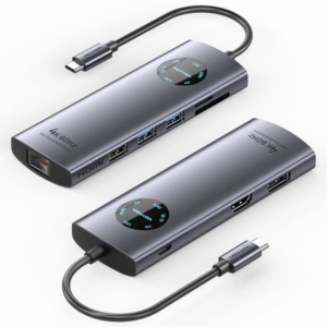 Docking usb tipo-c vention tquhb/ 1xhdmi 4k/ 1xdisplayport/ 3xusb/ 1xrj45/ 1xusb tipo-c pd/ 1xlector tarjetas/ gris