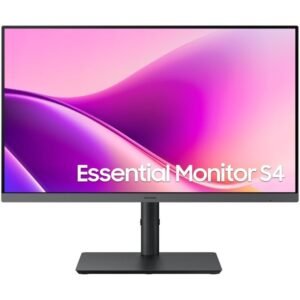 Monitor profesional samsung essential monitor s4 s43uf s27f434uau/ 27’/ full hd/ regulable en altura/ negro