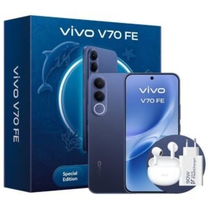 Smartphone vivo v70 fe 8gb/ 256gb/ 6.83’/ 5g/ azul/ incluye cargador + auriculares