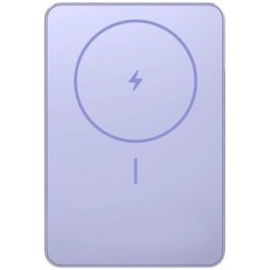 Powerbank 5000mah xiaomi super slim magnetic power bank 5000/ wireless/ púrpura/ incluye cable usb tipo-c