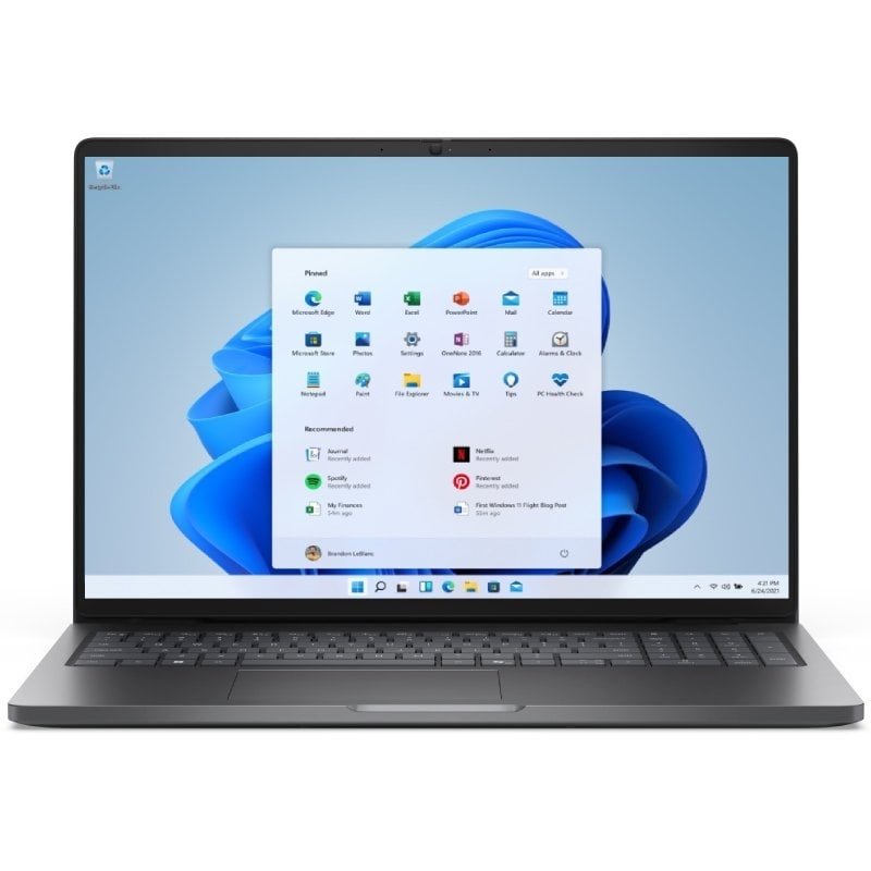 Portátil dell pro 16 pc16255 ryzen 5 220/ 16gb/ 512gb ssd/ 16'/ win11 pro