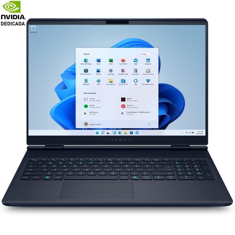 Portátil gaming dell alienware 16x aurora intel core ultra 9-275hx/ 32gb/ 1tb ssd/ geforce rtx 5070/ 16'/ win11