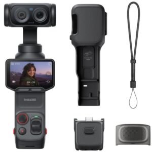 Cámara digital deportiva insta360 luna pro/ 8k/ ángulo de visión 360º/ negra