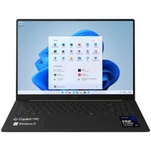 Portátil lg gram pro 16z90u-k.aub5bn intel core ultra x7-358h/ 32gb/ 512gb ssd/ 16’/ win11
