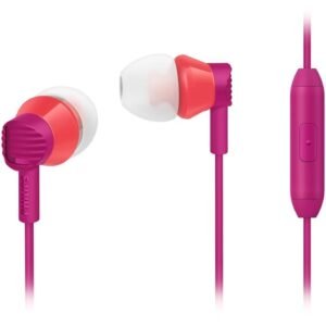 Auriculares intrauditivos philips she3805pk/ con micrófono/ jack 3.5/ rosas