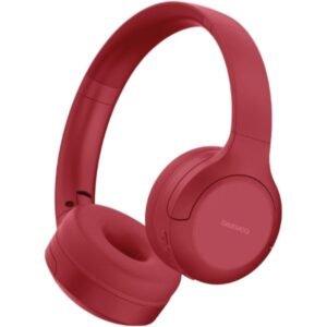 Auriculares inalámbricos daewoo dw2026/ con micrófono/ bluetooth/ rojos