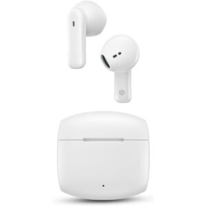Auriculares bluetooth spc ether 3 buds con estuche de carga/ autonomía 8h/ blancos