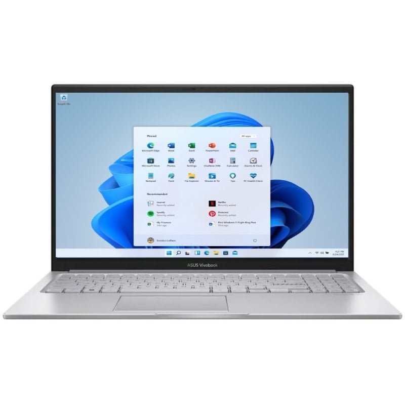 Portátil asus vivobook 15 x1504ma-bq015w intel core 7-350/ 16gb/ 1tb ssd/ 15.6'/ win11