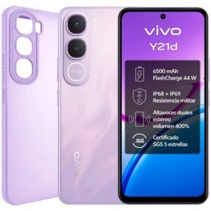 Smartphone vivo y21d 6gb/ 256gb/ 6.68’/ púrpura